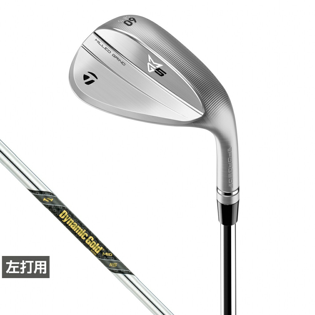 テーラーメイド MG5 クロームウェッジ SB LH ゴルフ Dynamic Gold MID 115 S200 58ﾟ/10ﾟ 2025年モデル メンズ 左用 TaylorMade