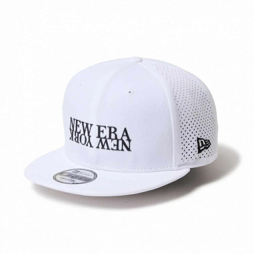 4/20限定★抽選で最大100％Pバック ニューエラ ゴルフウェア キャップ 秋 冬 GF 950 NENY LASER PERFORATED WHI (14669064) メンズ NEW ERA