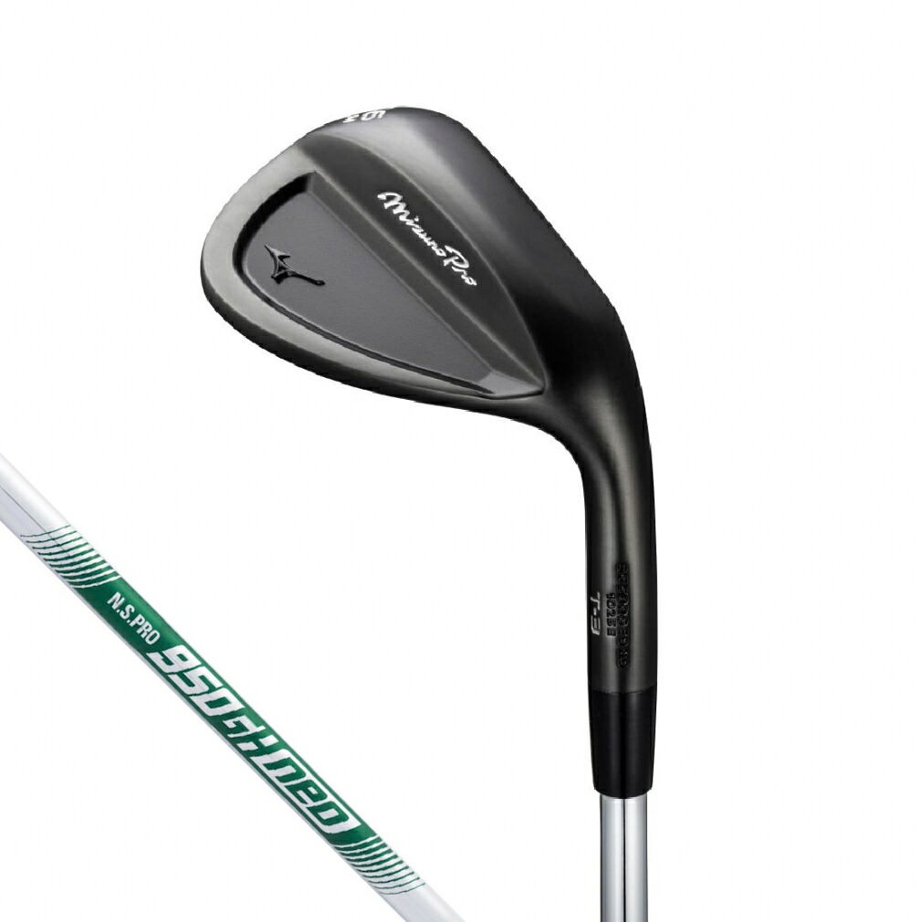 4/10限定★抽選で最大100％Pバック ミズノ Mizuno Pro T-3 BLACK IP ゴルフ ウェッジ N.S.PRO 950GH neo 50ﾟ/8ﾟ 2025年モデル メンズ MIZUNO
