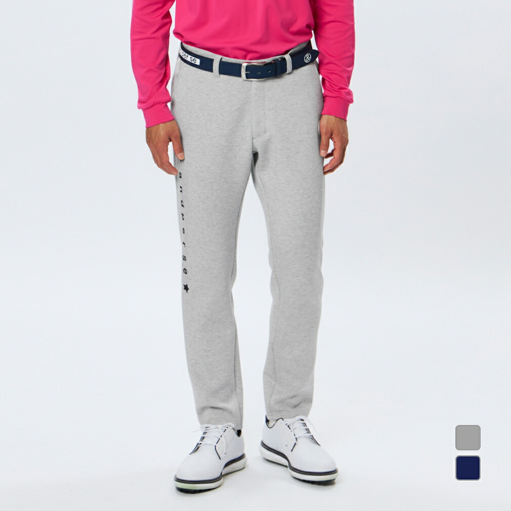 アンパスィ　ゴルフパンツ　メンズLL　ホワイト and per se アンパスィ パンツ ゴルフウェア メンズ 春夏用 紺