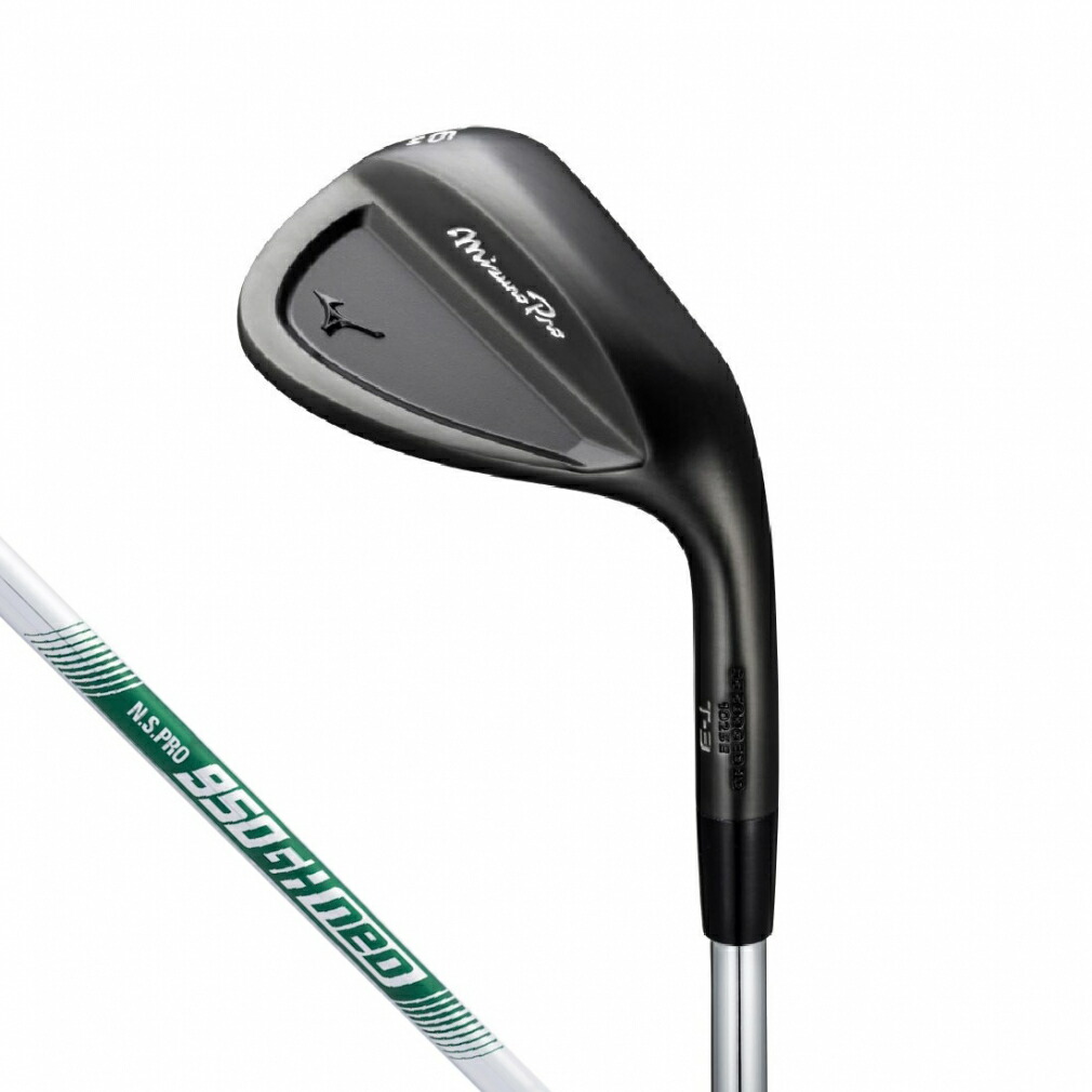 4/10限定★抽選で最大100％Pバック ミズノ Mizuno Pro T-3 BLACK IP ゴルフ ウェッジ N.S.PRO 950GH neo 58ﾟ/10ﾟ 2025年モデル メンズ MIZUNO