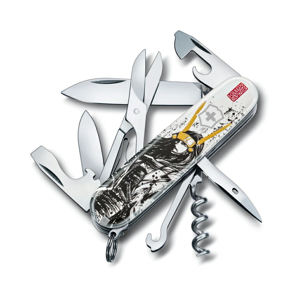 最大10%OFFクーポン 【7/30】 ヴィクトリノックス 戦国墨絵クライマー 石田三成 1.3703.7 トレッキング アウトドアナイフ マルチツール VICTORINOX|アルペン店