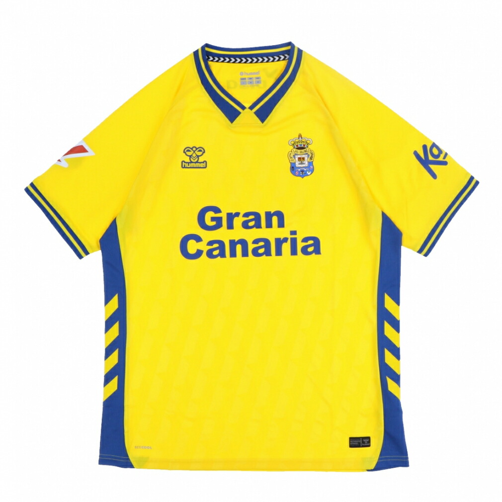 ヒュンメル メンズ サッカー ライセンスシャツ UDラス・パルマス 2025-2026 HOME JERSEY レプリカユニフォーム UDLP ホーム HM231282 hummel