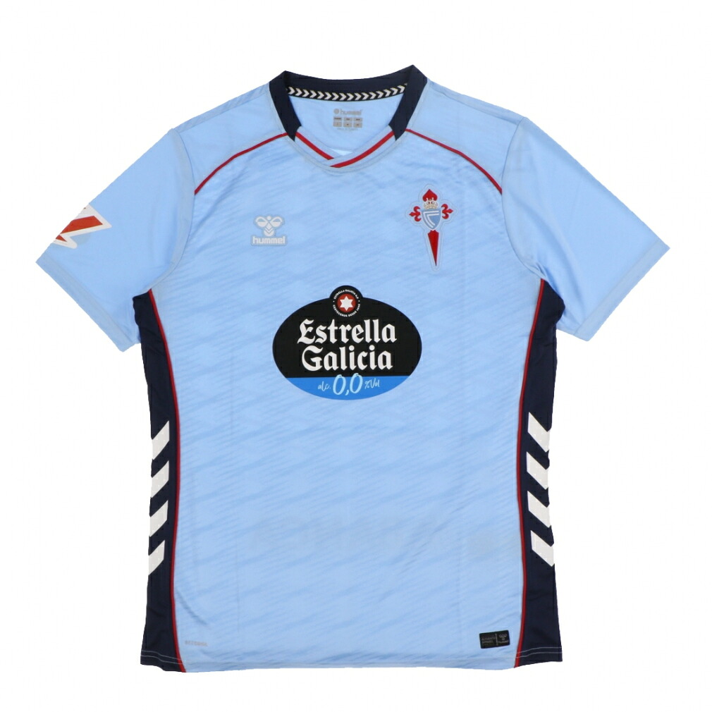 最大10%OFFクーポン 【7/18~7/26】 ヒュンメル メンズ サッカー ライセンスシャツ セルタ・デ・ビーゴ 2025-2026 HOME JERSEY SS RCCV ホーム レプリカユニフォーム HM231421 hummel|アルペン店