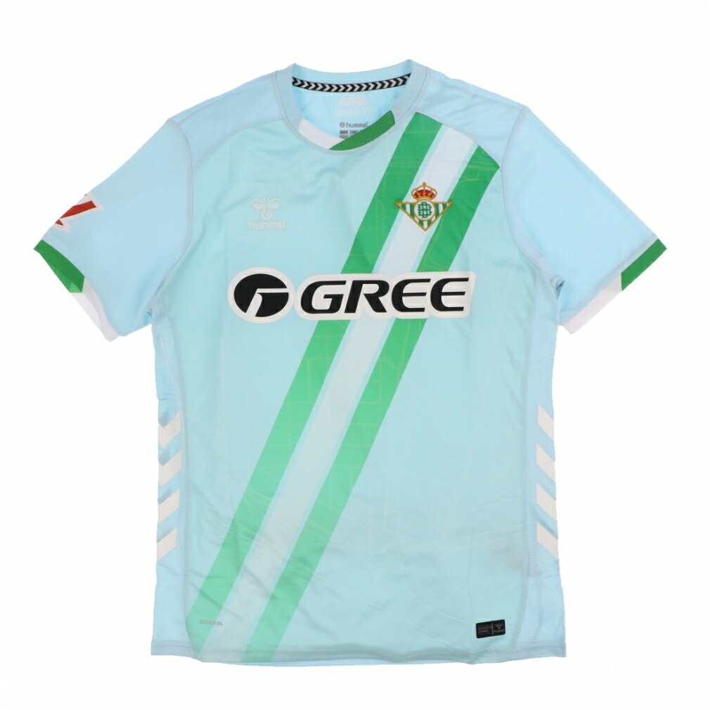 ヒュンメル メンズ サッカー ライセンスシャツ レアル・ベティス 2025-2026 AWAY JERSEY レプリカユニフォーム RBB アウェイ HM231221 hummel