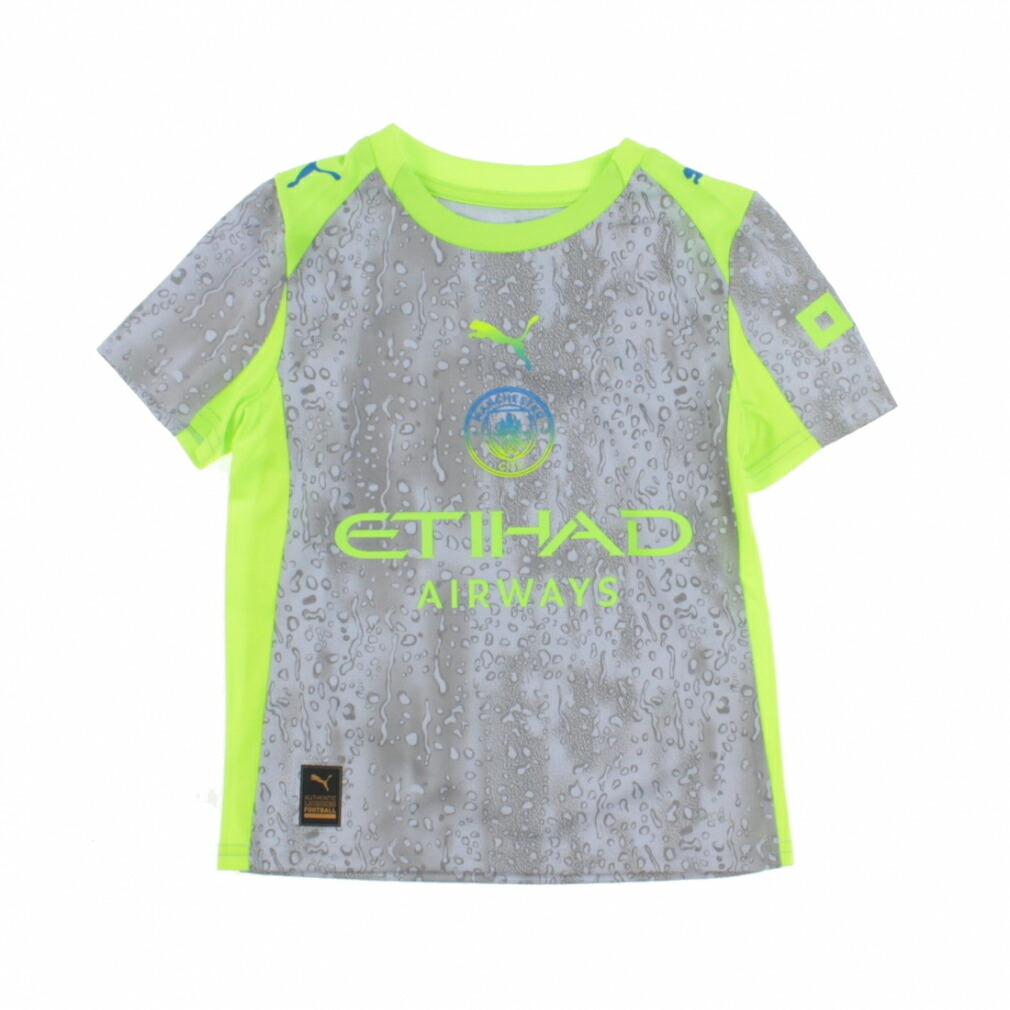 最大10％OFFクーポン 【4/4～4/10】 プーマ ジュニア(キッズ・子供) サッカー ライセンスシャツ 25-26 マンチェスターシティ 3RD レプリカシャツ MCFC サード レプリカユニフォーム 780365 PUMA