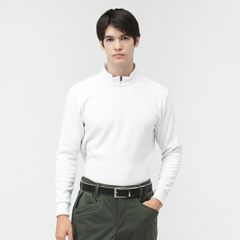 楽天市場】ティゴラ ゴルフウェア 長袖シャツ 秋 冬 T.ウール混ハーフ