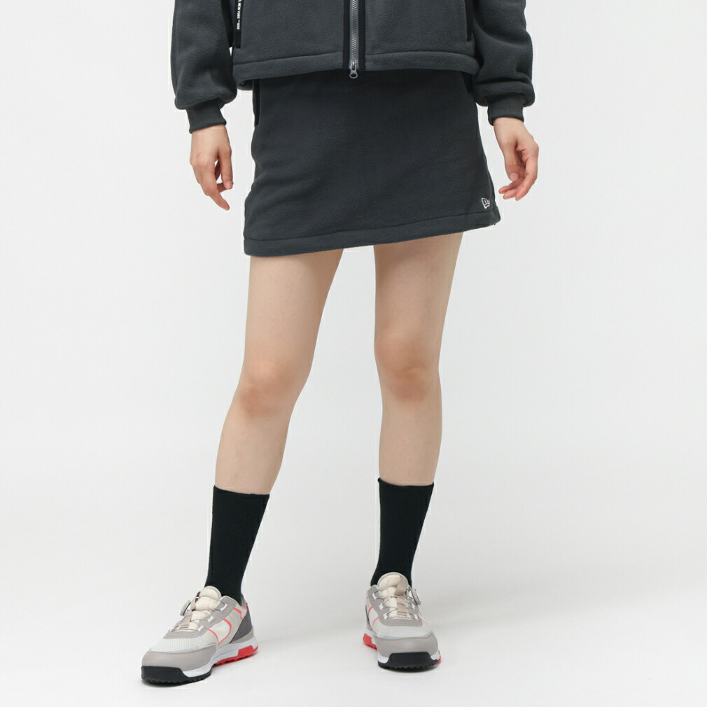 最大10%OFFクーポン 【7/18~7/26】 ニューエラ レディース ゴルフウェア スカート 秋 冬 GFW FLEECE SKIRT CHA (14669818) NEW ERA|アルペン店