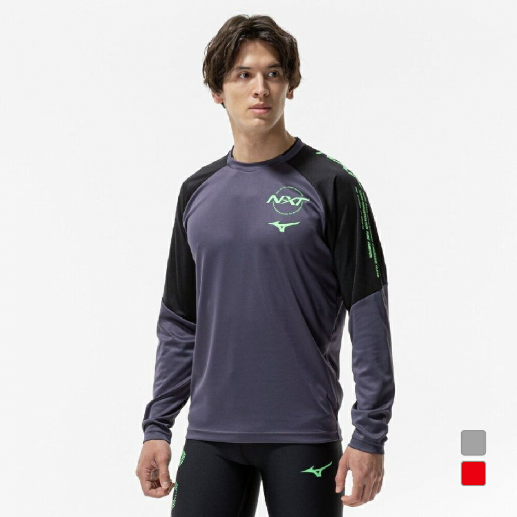【楽天市場】ミズノ メンズ 陸上/ランニング 長袖Tシャツ N-XTロングTシャツ(長袖) U2MAC502 MIZUNO：アルペン楽天市場店