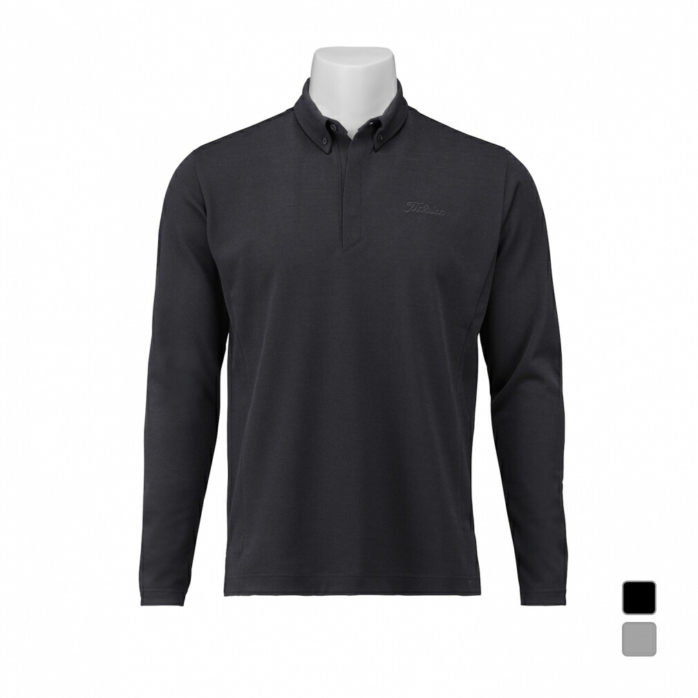 タイトリスト ゴルフウエア 長袖ニット・せーたー タイトリスト ゴルフウェア 長袖セーター 秋 冬 リブクルー