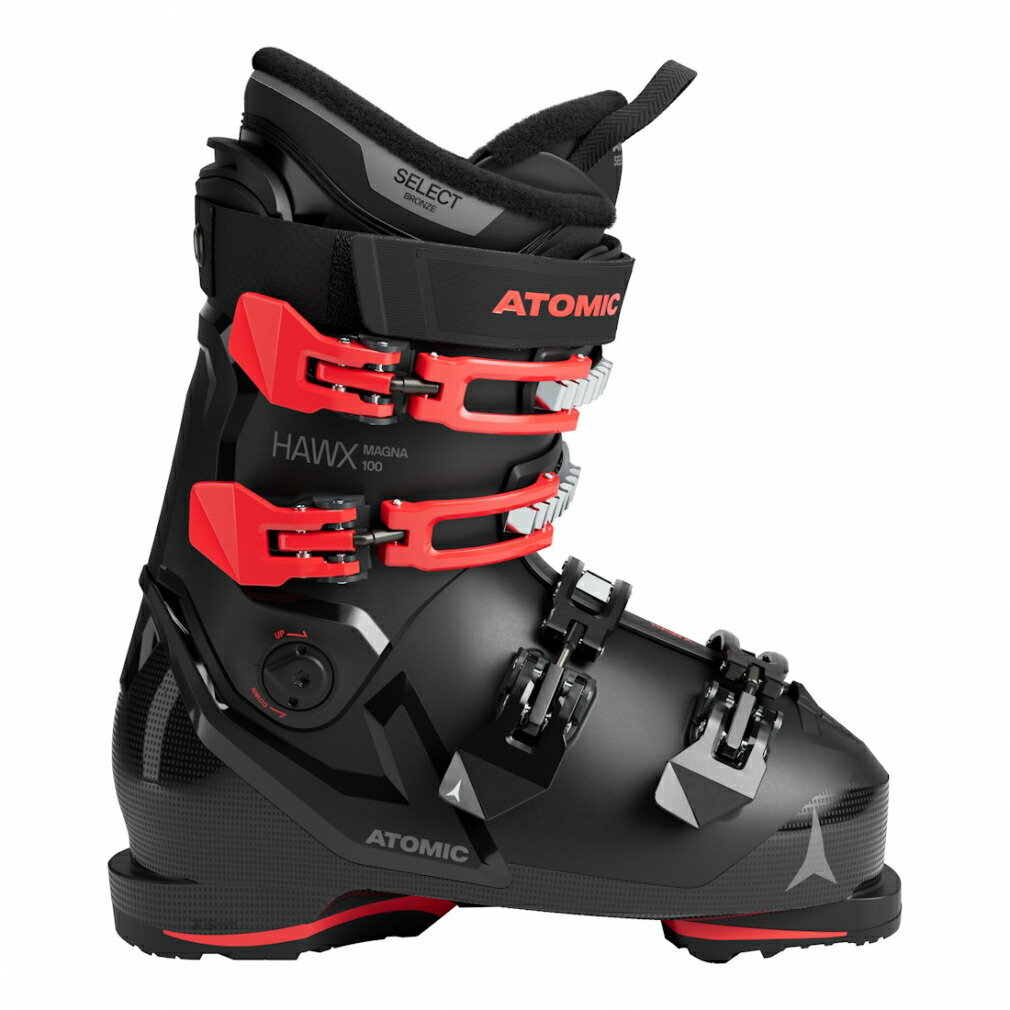アトミックATHAWXMAGNA100_AE5032800AE5032800メンズスキーブーツ:ブラック×レッドATOMIC