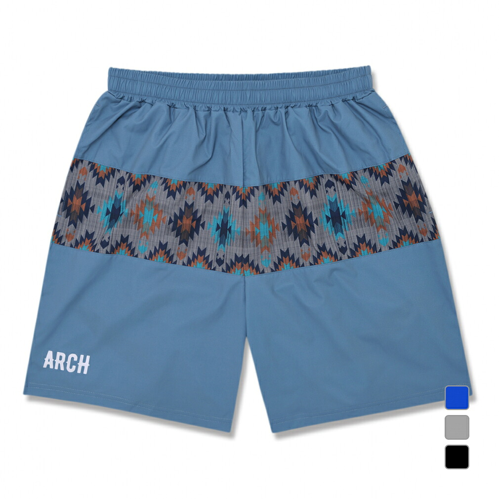 アーチ メンズ レディス バスケットボール ハーフパンツ native pattern shorts B125 Arch