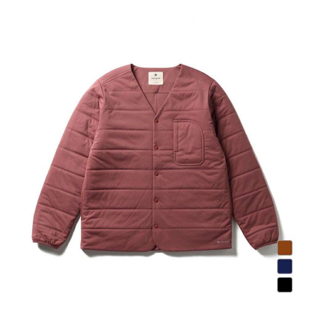 2025秋冬 スノーピーク アウトドアカジュアル ジャケット Flexible Insulated Cardigan SW-25AU001 snow peak
