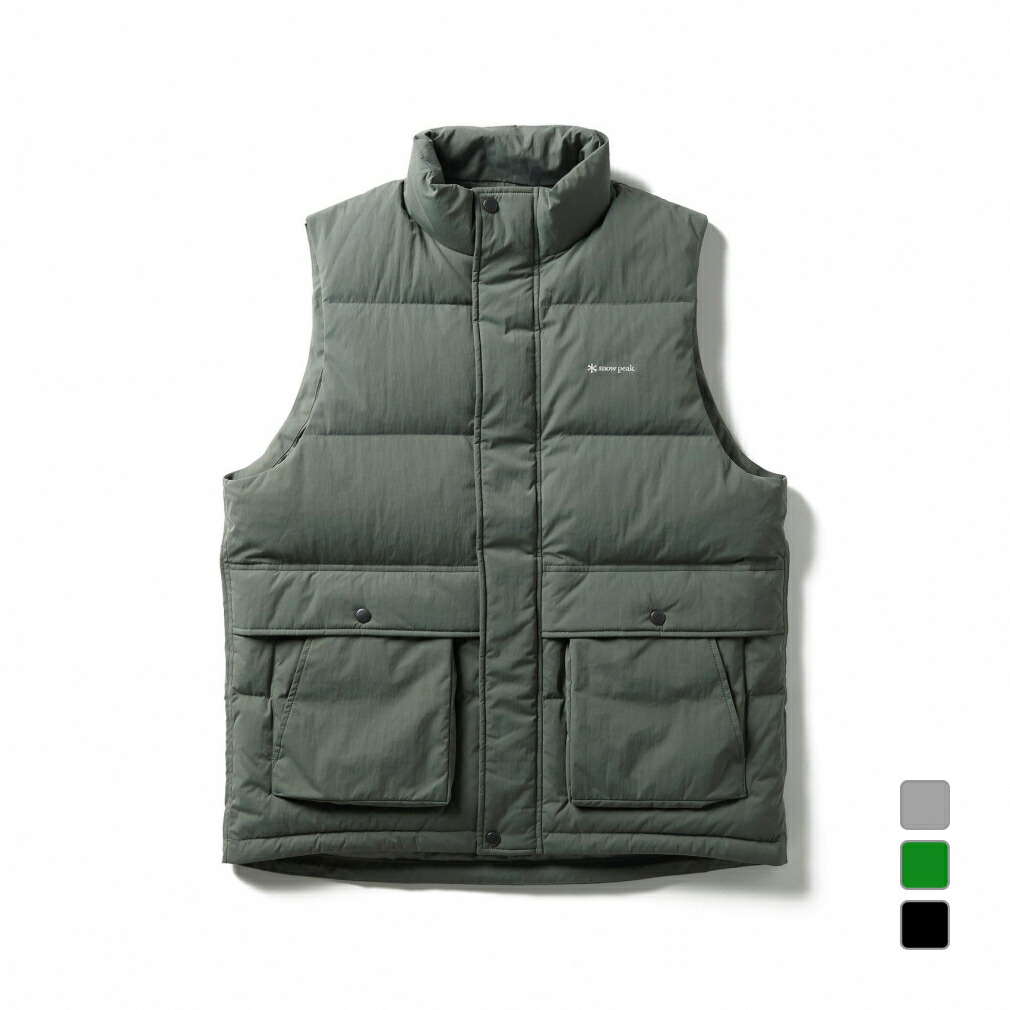 2025秋冬 スノーピーク アウトドアカジュアル ベスト Everyday Down Vest JK-25AU007 snow peak
