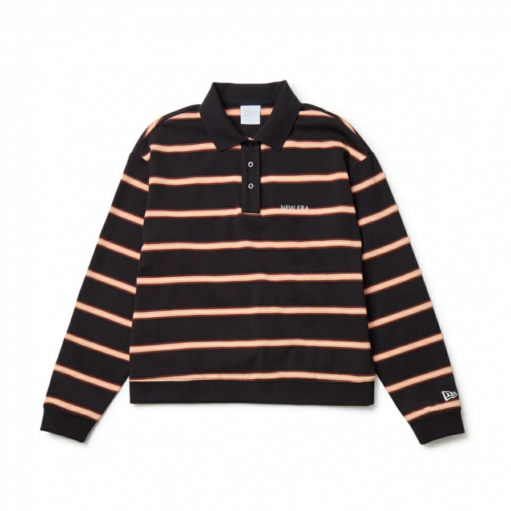 最大10％OFFクーポン 【4/4～4/10】 ニューエラ レディース ゴルフウェア 長袖シャツ 秋 冬 GFW LS POLO SHIRT BLK (14669800) NEW ERA