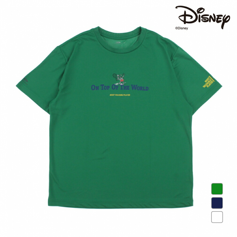 2/15限定★抽選で最大100％Pバック ディズニー メンズ レディス テニス 半袖Tシャツ ミッキーマウス 半袖Tシャツ TRDN-2TW3025TS Disney画像