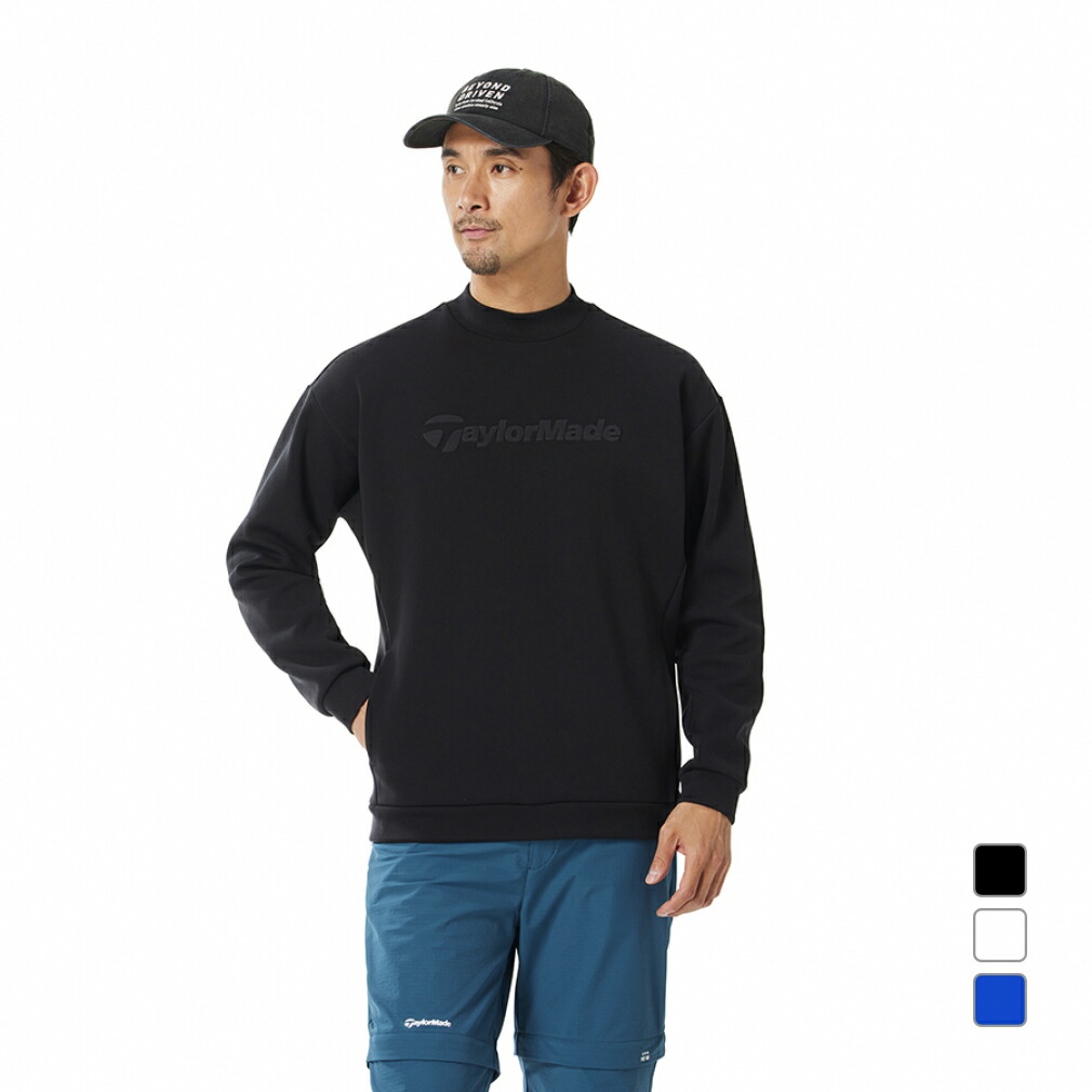テーラーメイド グラフィックロゴ スウェットモック　サイズL ネイビー　新品 テーラーメイド グラフィックロゴ スウェットモック サイズL ネイビー