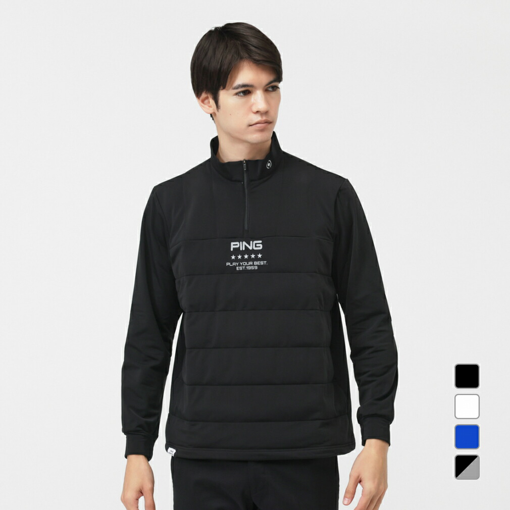 楽天市場】ピン ゴルフウェア 長袖シャツ 秋 冬 24FWエアーフレイク