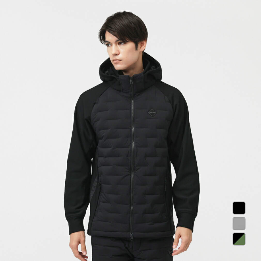 4/18限定★抽選で最大100％Pバック ブリーフィング ゴルフウェア 中綿ジャケット 秋 冬 MS HYBRID DOWN PARKA (BRG253M54) メンズ BRIEFING
