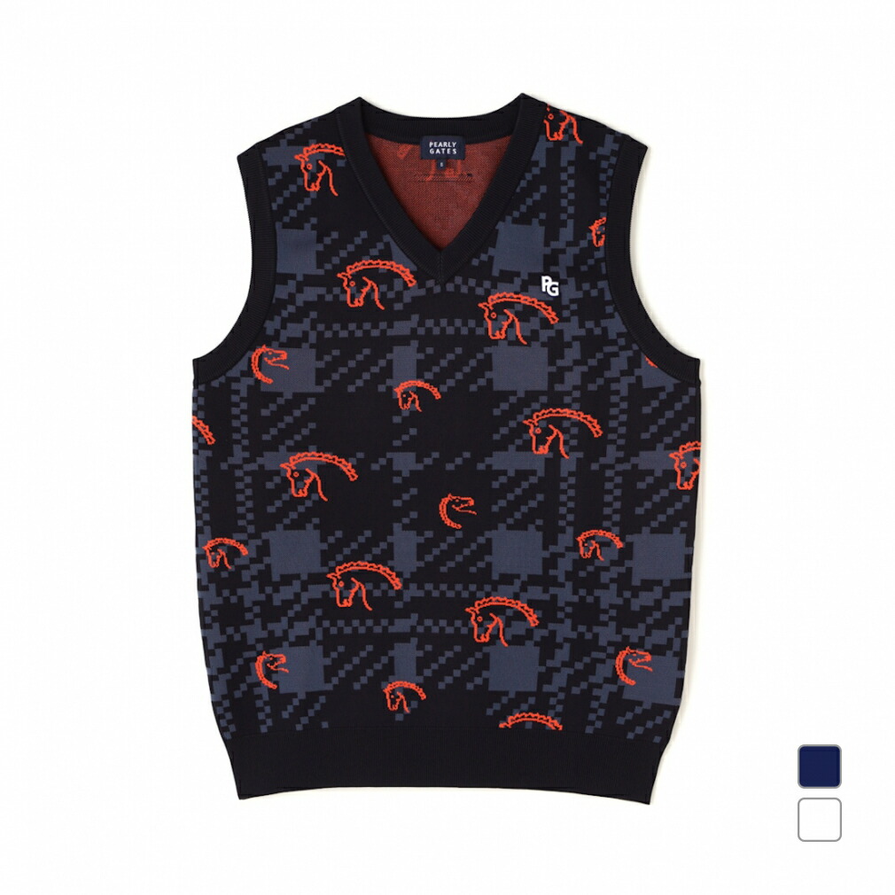 楽天市場】パーリーゲイツ ゴルフウェア ベスト 秋 冬 リバーシブル