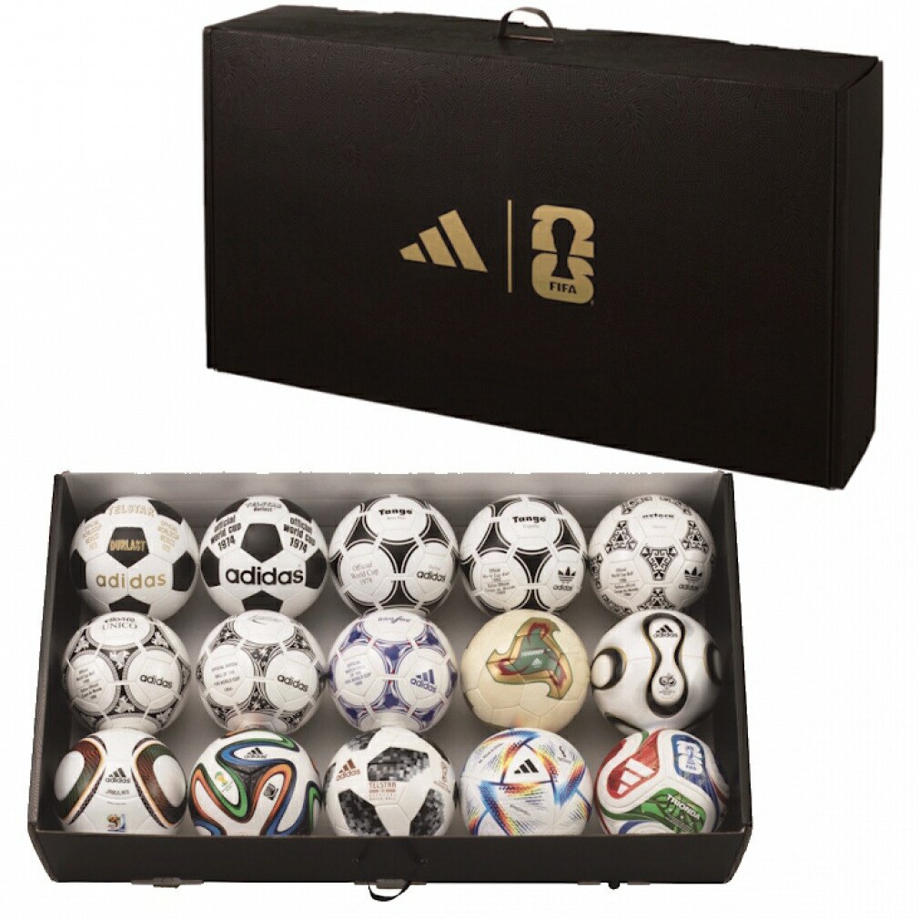 4/20限定★抽選で最大100％Pバック アディダス ヒストリカルボールセット2026 AHB500 サッカーボール FIFAワールドカップ歴代公式試合球セット 復刻モデル 5号球 ライセンスグッズ adidas