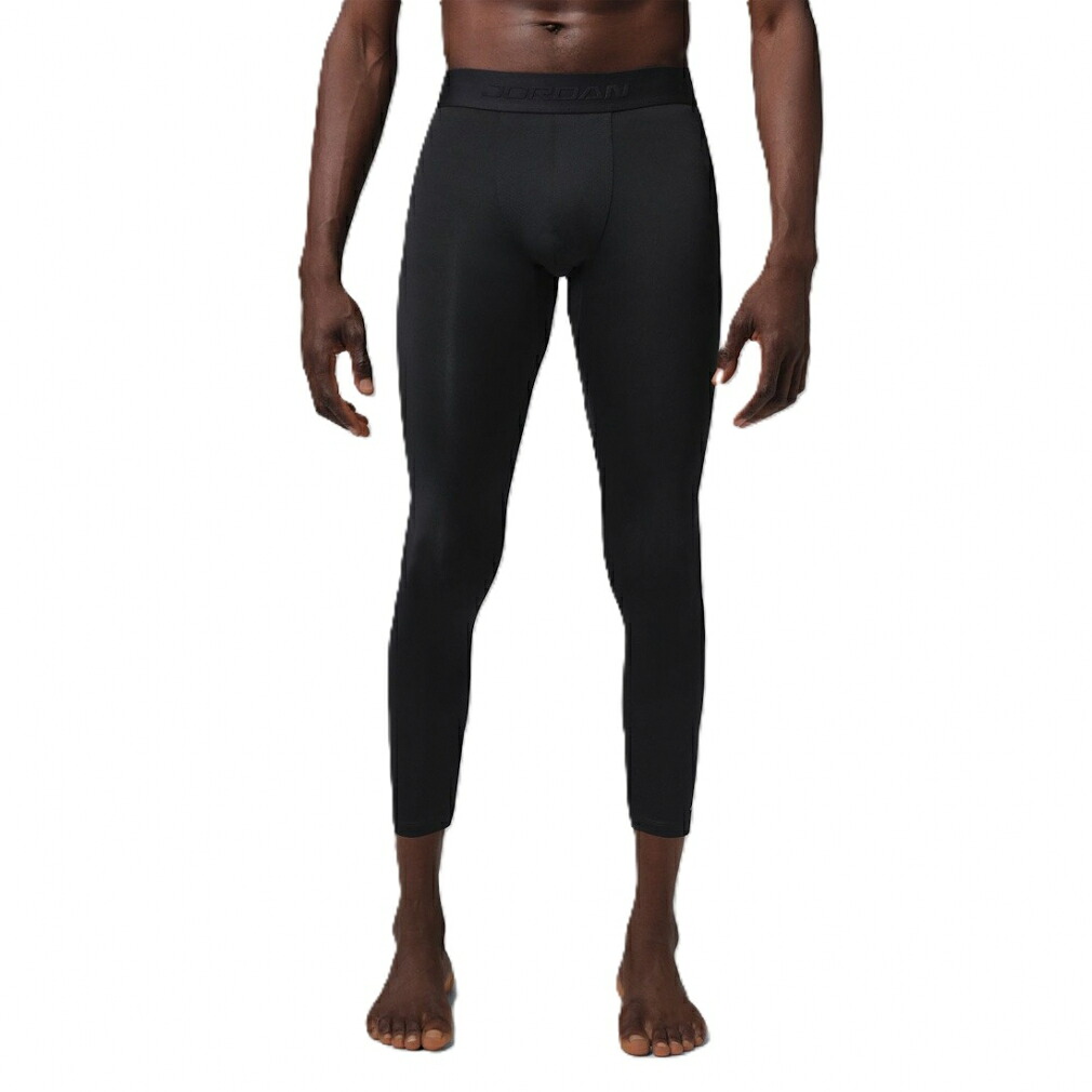 最大10％OFFクーポン 【4/4～4/10】 ジョーダン メンズ レディス バスケットボール ジョーダン スポーツ エッセンシャル Dri-FIT 3/4レングス タイツ IF0899-010 : ブラック JORDAN