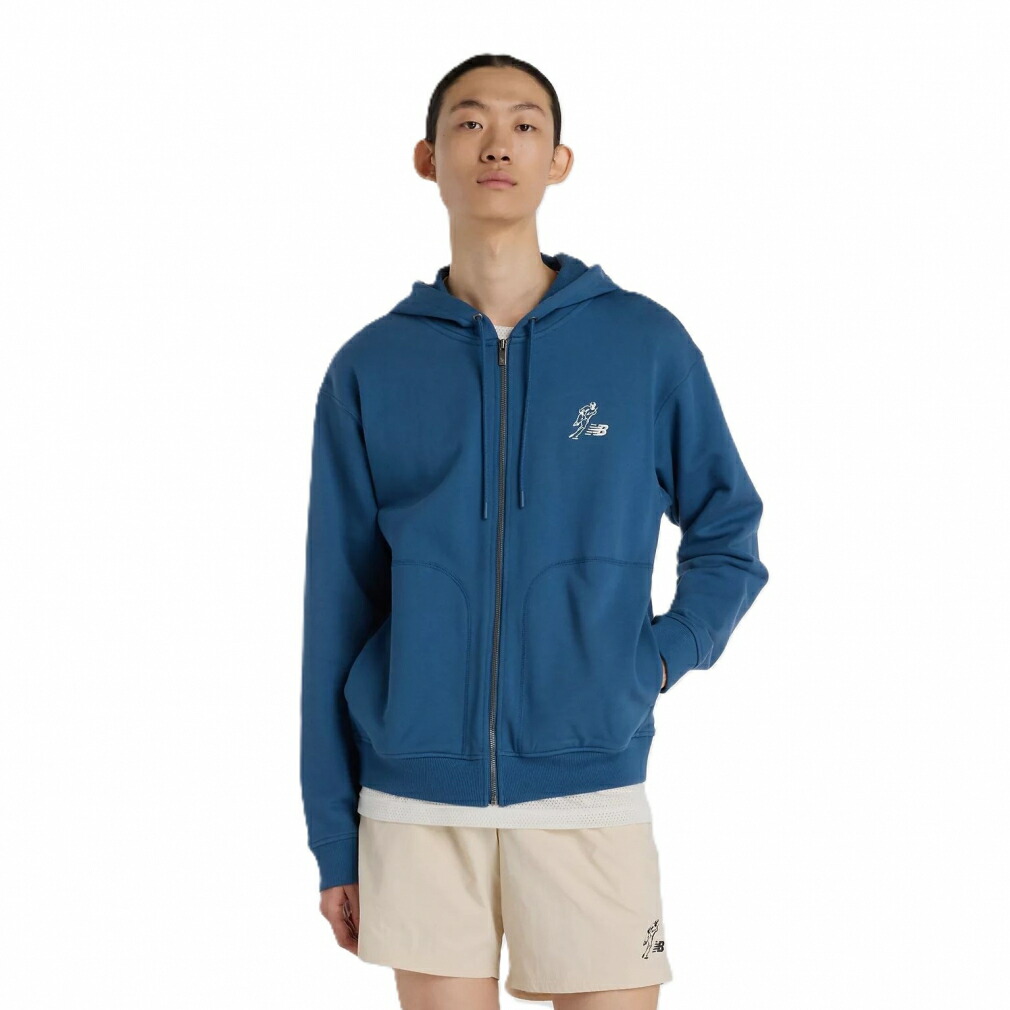 ニューバランス 野球 長袖ウインドブレーカー 大谷翔平 フレンチテリーフルジップフーディ MT51739 New Balance
