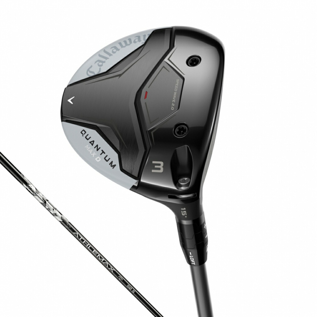 キャロウェイ QUANTUM MAX D フェアウェイウッド ゴルフ ATHLEMAX 50 2026年モデル メンズ Callaway