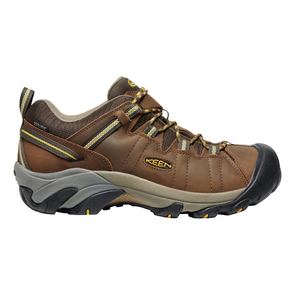 キーン ターギー ツー WP 1008417 メンズ トレッキング シューズ : CASCADE BROWN/GOLDEN YELLOW KEEN