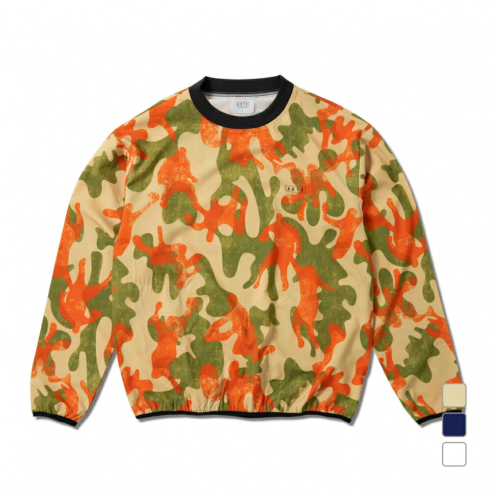 最大10％OFFクーポン 【4/4～4/10】 アクター メンズ レディス バスケットボール トレーナー PLAY CAMO PULLOVER SHOOTING SHIRTS 225-021010 AKTR