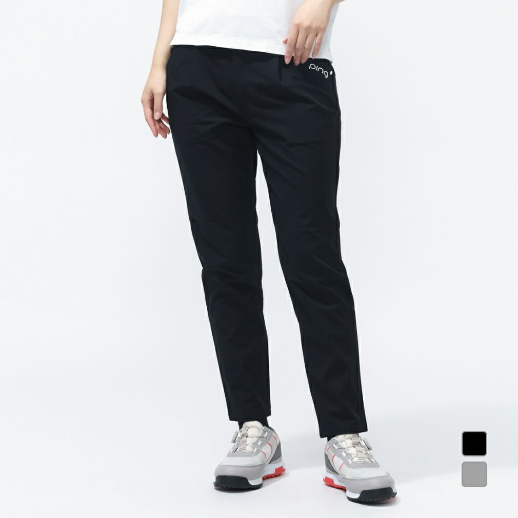 ピン レディース ゴルフウェア ロングパンツ 春 夏 フィット＆ストレッチワンタックテーパードパンツ カジュアル (6226131200) PING