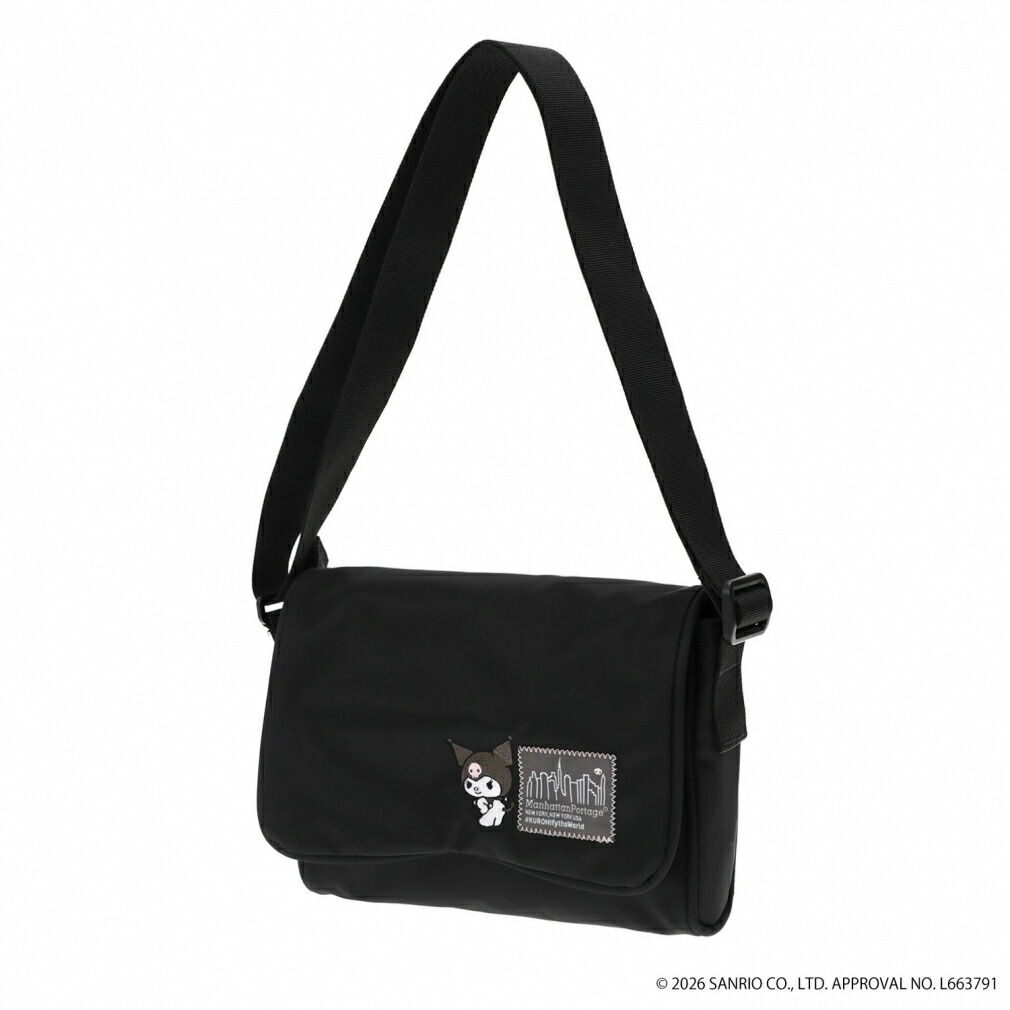 7/25限定★抽選で最大100％Pバック マンハッタンポーテージ WHITEHALL SHOULDER MGNT FLIGHT NYLON BACKING KUROMI ショルダーバッグ MANHATTAN PORTAGE｜アルペン店