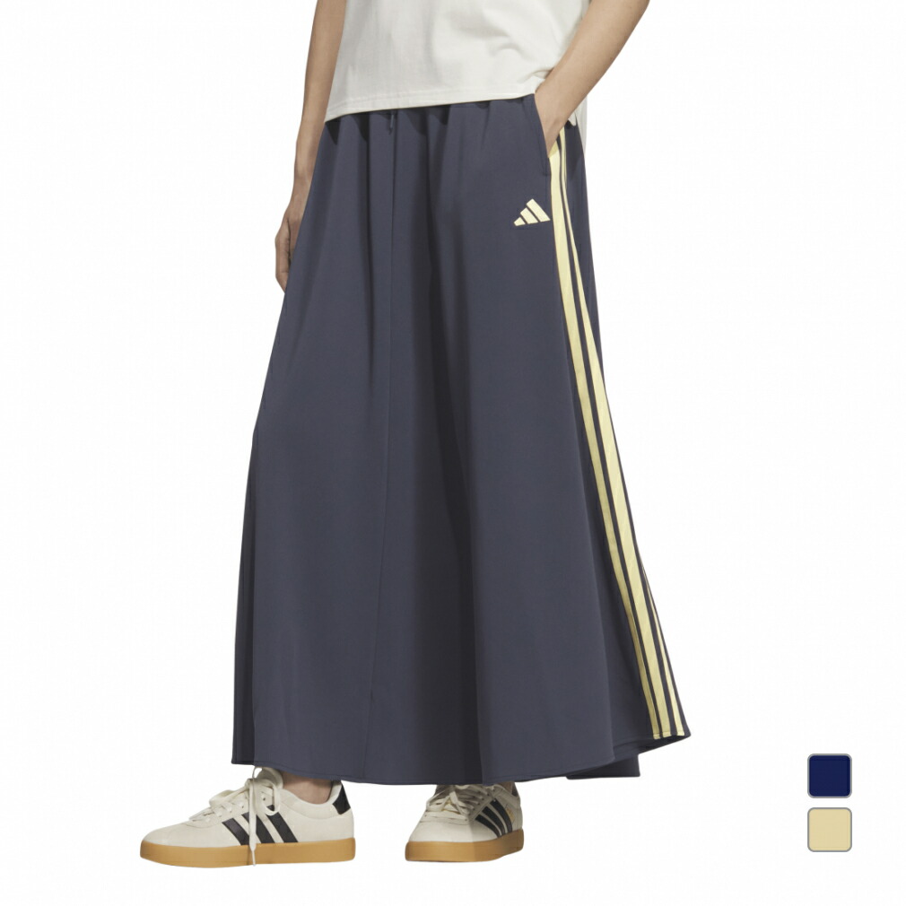 最大10％OFFクーポン 【4/4～4/10】 アディダス レディース ジャージ パンツ スリーストライプス KN スカート SH903 KF6143 KF6144 スポーツウェア adidas