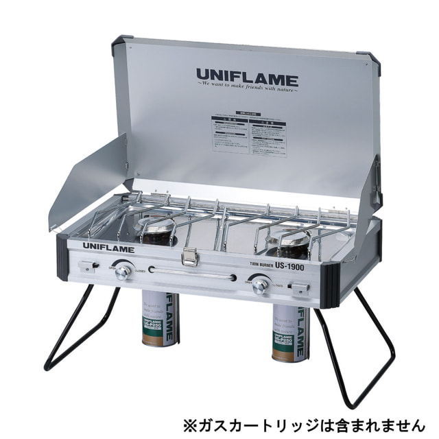 ユニフレーム ツインバーナー US-1900 610305 キャンプ ツーバーナーコンロ UNIFLAME|アルペン店
