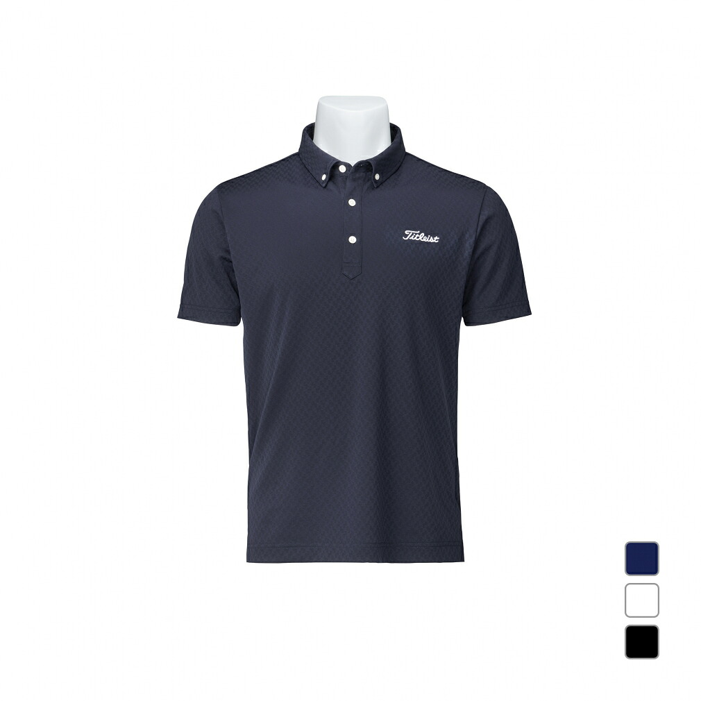 タイトリスト ゴルフウェア 半袖シャツ 春 夏 デジタルガラジャカードシャツ TMPMS111J (6665902299) メンズ Titleist
