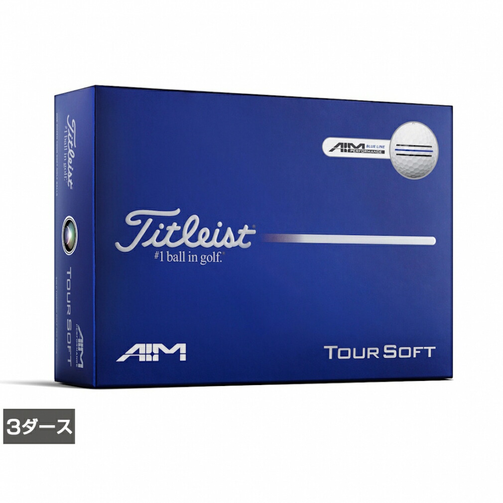 タイトリスト 26 TOUR SOFT AIM 26 ツアーソフト エイム (8929301909) 3ダース(36球入) ゴルフ 公認球 Titleist