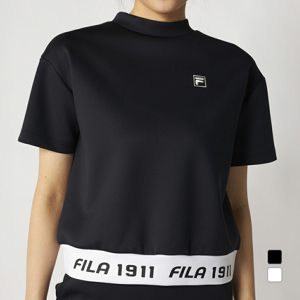 フィラ レディース ゴルフウェア 半袖シャツ 春 夏 半袖モックネックシャツ (756660) FILA