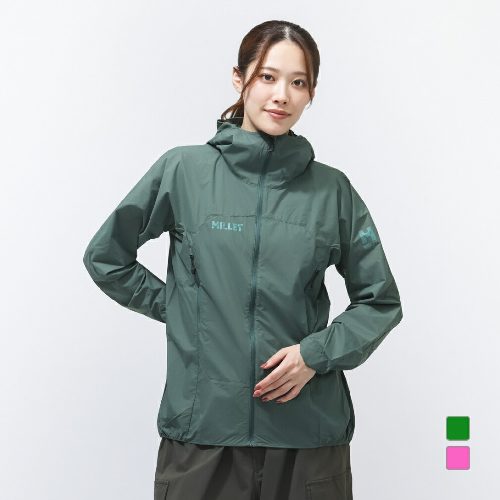 最大10%OFFクーポン 【4/4~4/10】 ミレー レディース トレッキング ウィンドシェルジャケット BREATHEBARRIER II WILDER JK W MIV03211 MILLET