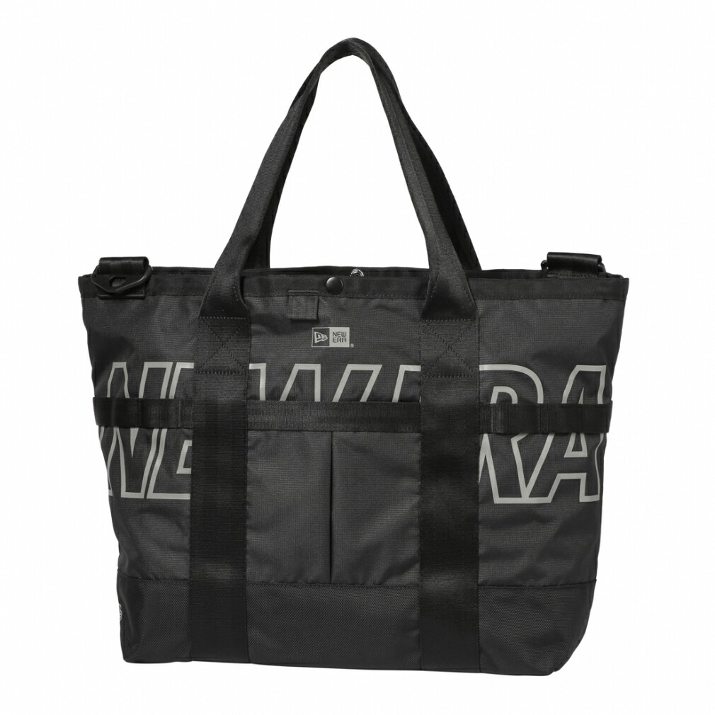最大10%OFFクーポン 【7/18~7/26】 ニューエラ TOTE BAG 150D NE LOGO BLK REF 14750840 BLK トートバッグ NEW ERA|アルペン店