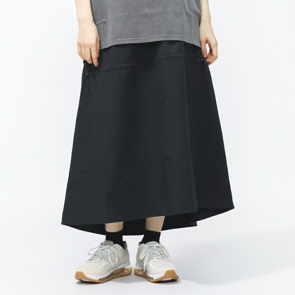 4/18限定★抽選で最大100％Pバック ニューエラ レディース スカート WS NYLON DRAWSTRING SKIRT BLK 14857978 BLK スポーツウェア ： ブラック NEW ERA 6,864円