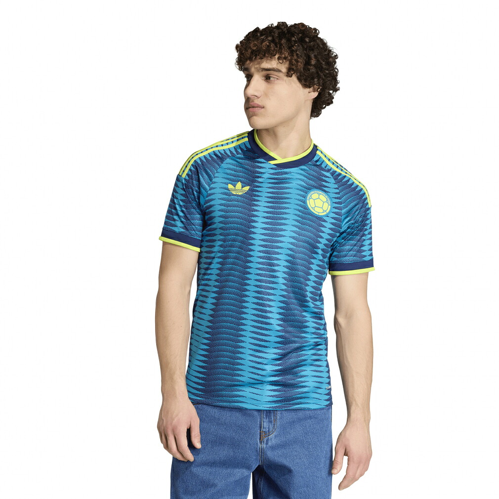 アディダス メンズ サッカー/フットサル ライセンスシャツ コロンビア代表 26 アウェイ ユニフォーム JL6974 : ネイビー adidas