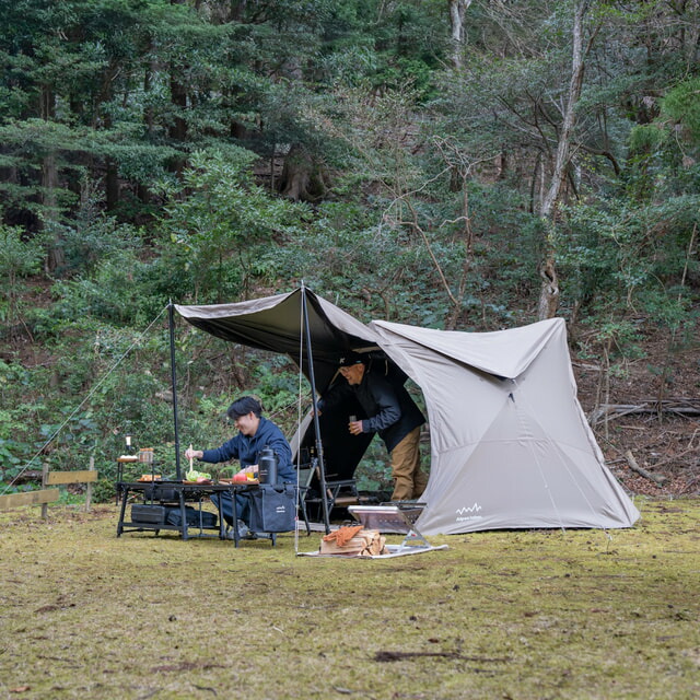 Alpen Outdoors 100%完全遮光ヘキサ型キャンプシェード L