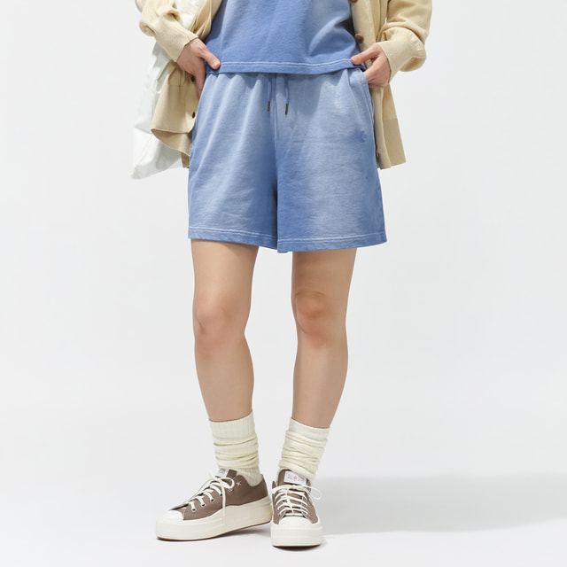 最大10％OFFクーポン 【4/4～4/10】 コンバース レディース スウェットハーフパンツ AP FADE SWEAT SHORTS L フェードスウェットショーツ 4240038 スポーツウェア アルペン・スポーツデポ限定 Converse