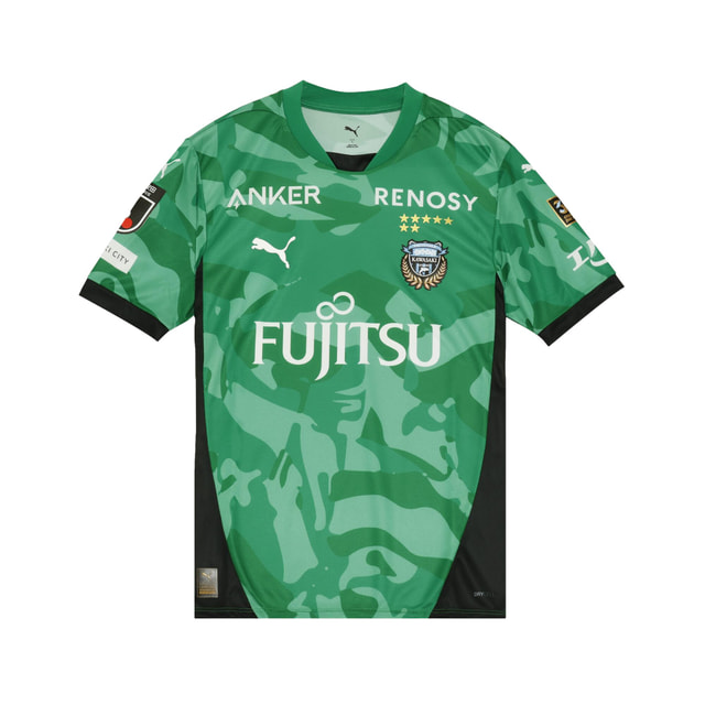 最大10%OFFクーポン 【7/18~7/26】 プーマ メンズ サッカー ライセンスシャツ 川崎フロンターレ 2026 Jリーグ 百年構想リーグ GK 大人 レプリカユニフォーム 707412 : グリーン PUMA|アルペン店