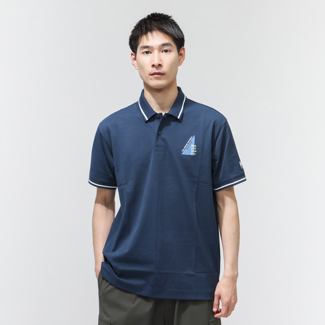 4/18限定★抽選で最大100％Pバック ヘリーハンセン アウトドアカジュアル 半袖シャツ S/S Graphic Polo ショートスリーブ グラフィック ポロ HE32645 HELLY HANSEN