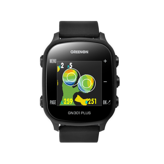 最大10％OFFクーポン 【7/18～7/26】 グリーンオン THE GOLF WATCH NORM GN301 PLUS ゴルフ 距離測定器 距離計 時計 ゴルフナビ GPSゴルフナビ GPSナビ みちびき GREEN ON｜アルペン店
