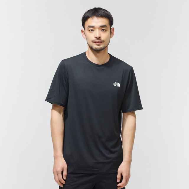 4/18限定★抽選で最大100％Pバック ザ・ノースフェイス メンズ ランニングウェア半袖Tシャツ S/S GTD Melange Crew ショートスリーブGTDメランジクルー(メンズ) NT12595 THE NORTH FACE