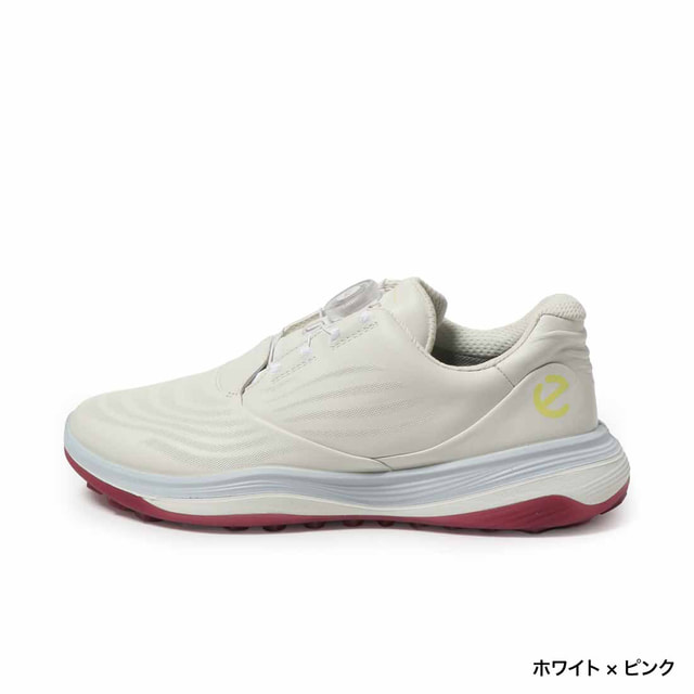 最大10％OFFクーポン 【7/18～7/26】 エコー ゴルフシューズ レディース エルティーワン ボア LT1 BOA (132763) ゴルフ ダイヤル式スパイクレスシューズ 3E ECCO｜アルペン店