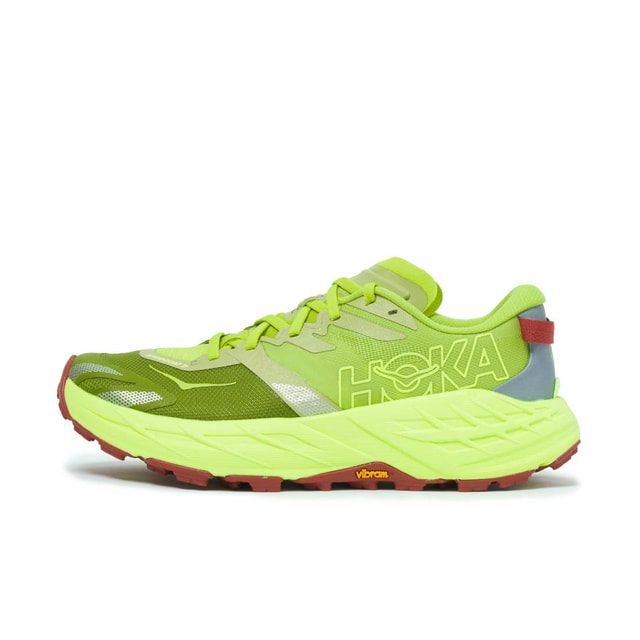 最大10%OFFクーポン 【7/18~7/26】 ホカ SPEEDGOAT 7 スピードゴート 7 1171928 メンズ 陸上/ランニング トレイルランニングシューズ D スピードゴート7 イエローグリーン×イエロー HOKA imbkk|アルペン店