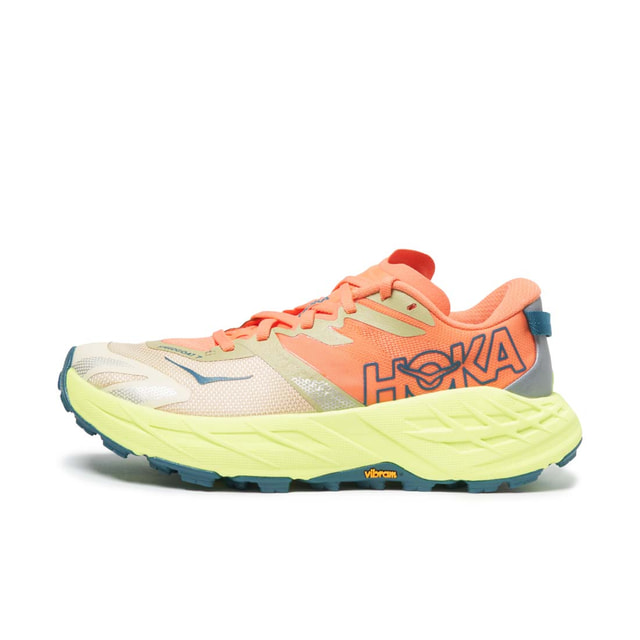 最大10%OFFクーポン 【7/18~7/26】 ホカ SPEEDGOAT 7 スピードゴート 7 1171929 レディス 陸上/ランニング トレイルランニングシューズ B スピードゴート7 オレンジ×イエロー HOKA imbkk|アルペン店